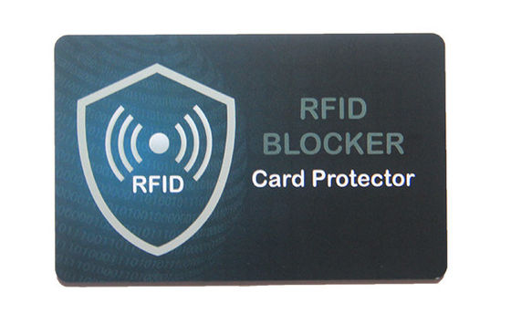 Carta di blocco passiva di RFID per sicurezza del portafoglio della carta assegni di credito