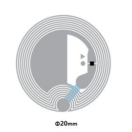 L'antenna incisa RFID scrive l'intarsio di HF, il TIPO dell'etichetta del forum di NFC - 2 il diametro 23mm