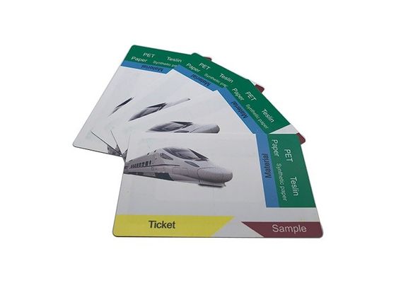 Ultualight EV1 Chip Rfid biglietto della carta da 13,56 megahertz con il PVC/il materiale di carta