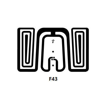 Intarsio asciutto dell'intarsio/RFID di frequenza ultraelevata di abitudine 26*16mm F43 RFID con il chip di Impinji Monza 4